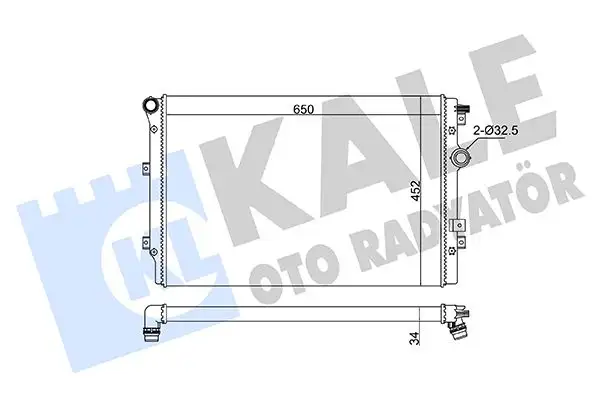 KALE 363095 Radyatör