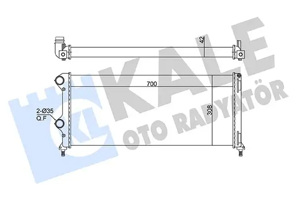 KALE 363115 Radyatör