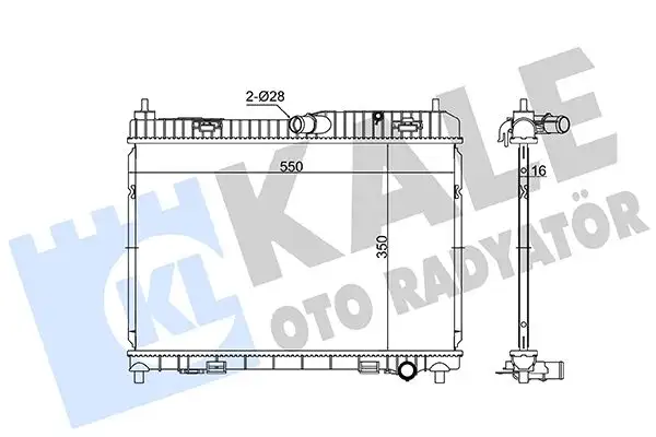 KALE 363510 Radyatör 5054660