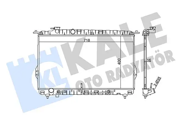KALE 369300 Radyatör 2531038055