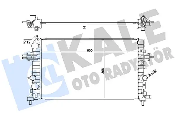 KALE 371200 Radyatör 13145211
