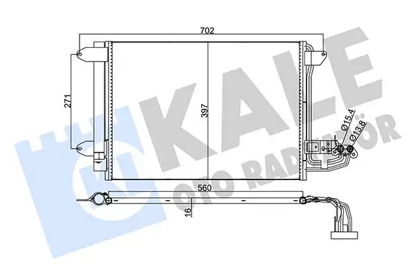KALE 375400 Klima Radyatörü