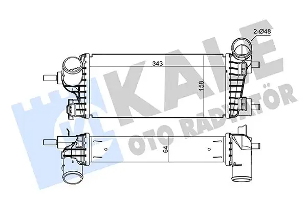 KALE 375615 Turbo Radyatörü