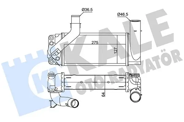 KALE 375650 Turbo Radyatörü 179000N040