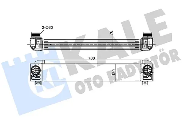 KALE 375745 Turbo Radyatörü 1440R9