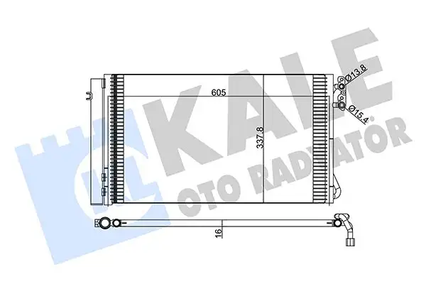 KALE 376700 Klima Radyatörü