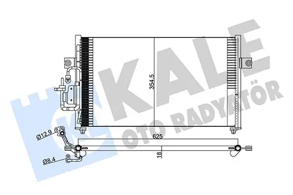 KALE 379700 Klima Radyatörü 9760629100