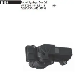 DODUCO 38165 Rölanti Valfi 32133031