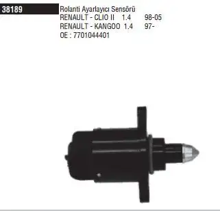 DODUCO 38189 Rölanti Valfi 7701044401