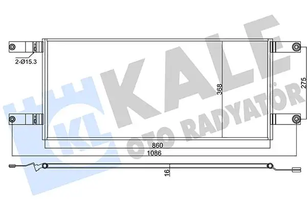 KALE 382550 Klima Radyatörü 2543257
