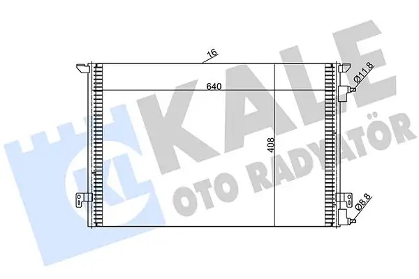 KALE 388900 Klima Radyatörü