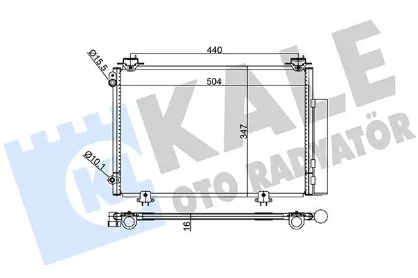 KALE 390200 Klima Radyatörü 884500D021