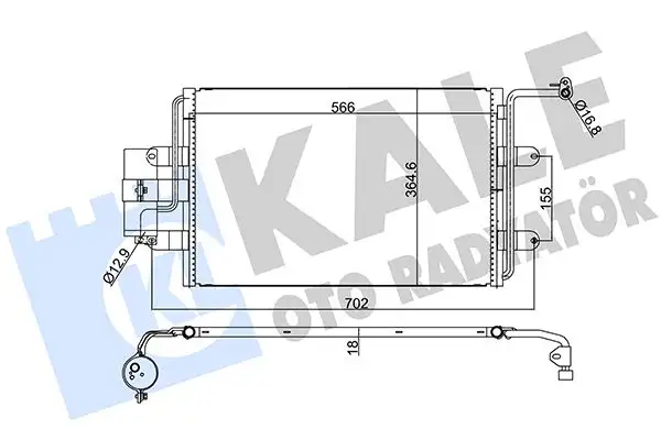 KALE 390600 Klima Radyatörü