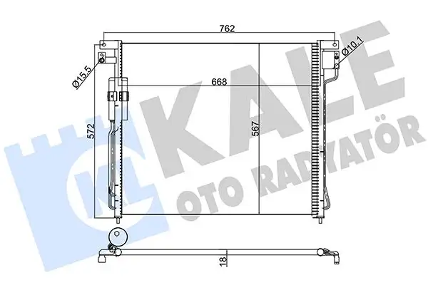 KALE 393200 Klima Radyatörü