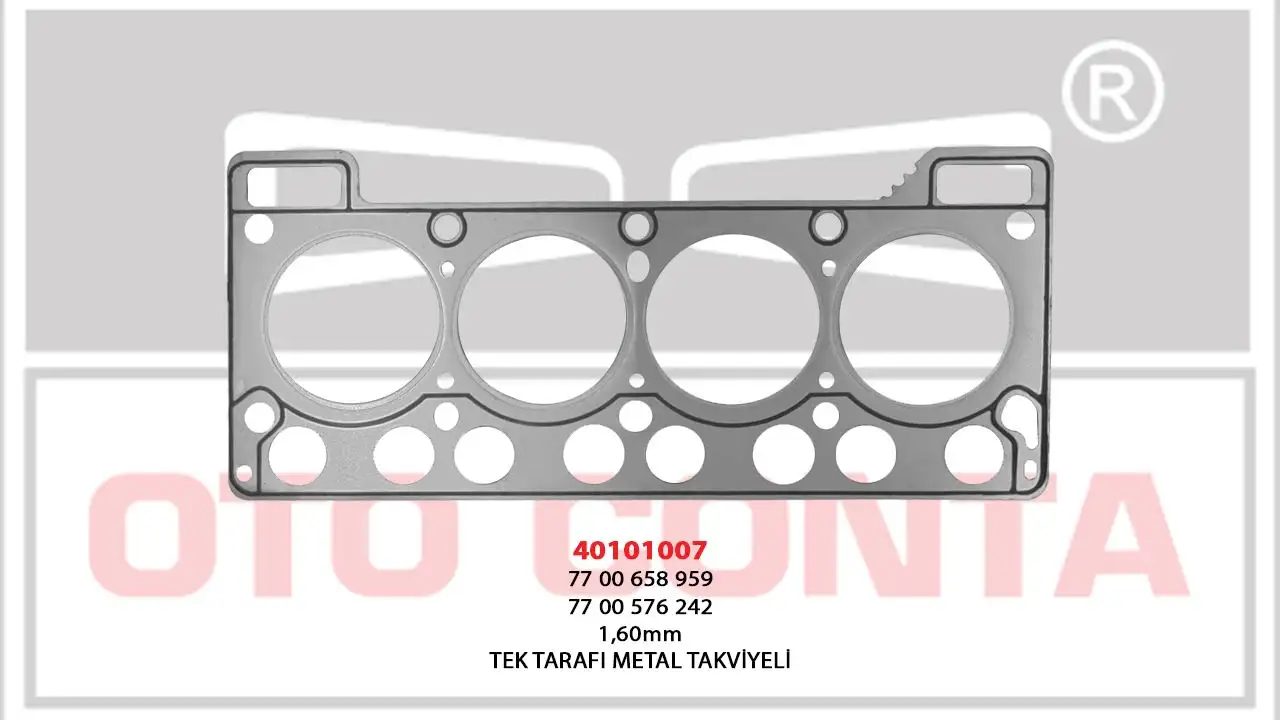 OTOCONTA 40101007 Silindir Kapak Contası 7701348119