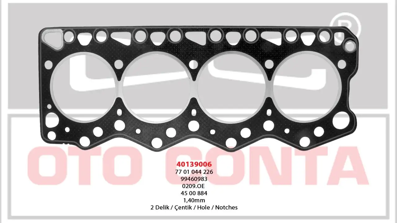 OTOCONTA 40139006 Silindir Kapak Contası