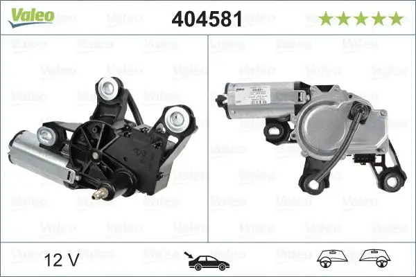 VALEO 404581 Silecek Motoru (Arka) 1U6955711B