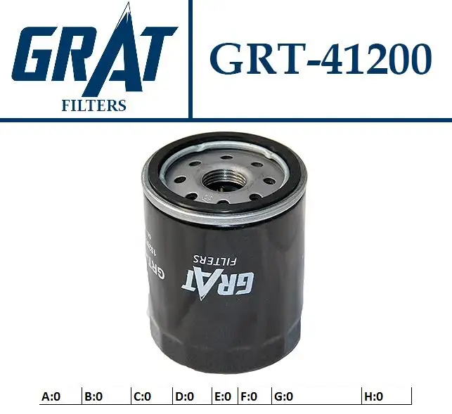 GRAT 41200 Yağ Filtresi 1520870J00
