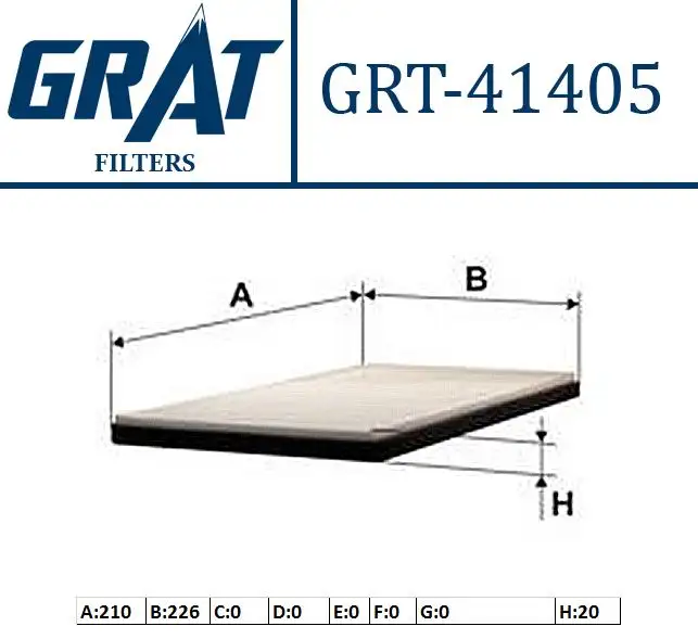 GRAT 41405 Polen Filtresi 272771HE0E