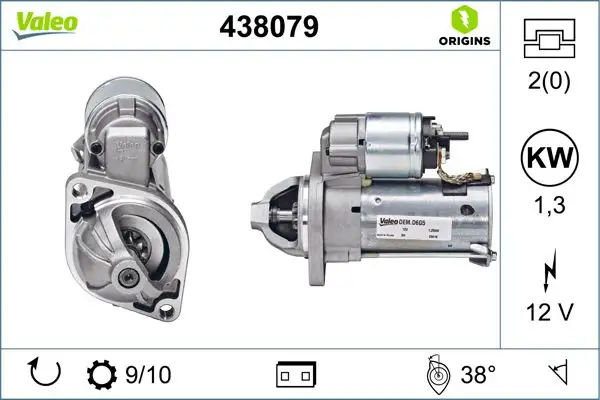 VALEO 438079 Marş Motoru A0061510301