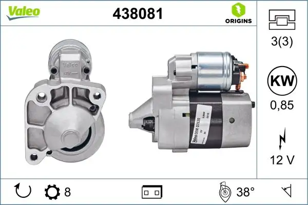 VALEO 438081 Marş Motoru