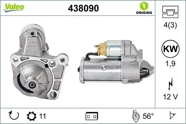VALEO 438090 Marş Motoru