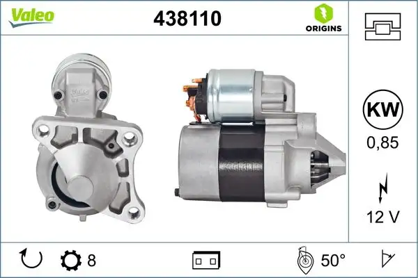 VALEO 438110 Marş Motoru 8200049826