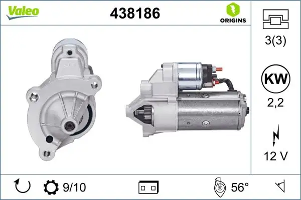 VALEO 438186 Marş Motoru