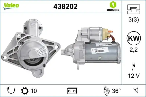 VALEO 438202 Marş Motoru