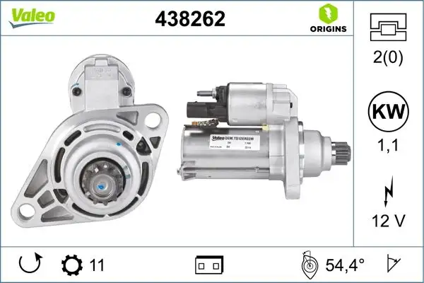VALEO 438262 Marş Motoru