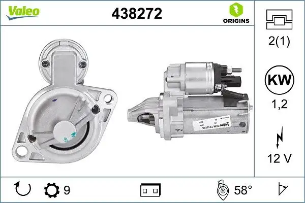 VALEO 438272 Marş Motoru