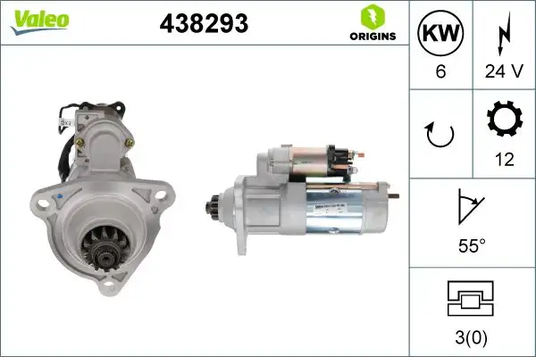 VALEO 438293 Marş Motoru