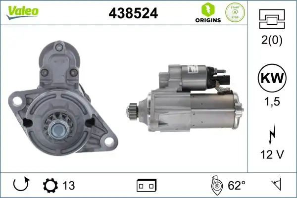 VALEO 438524 Marş Motoru