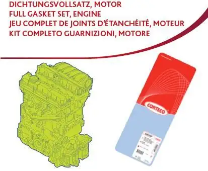 CORTECO 438722P (83438722) Motor Takım Conta (Alt ve Üst)