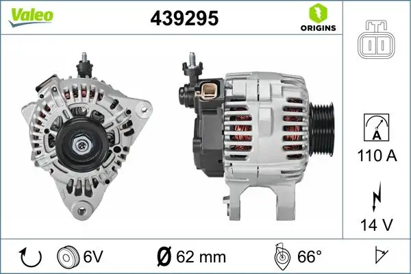 VALEO 439295 Şarj Dinamosu