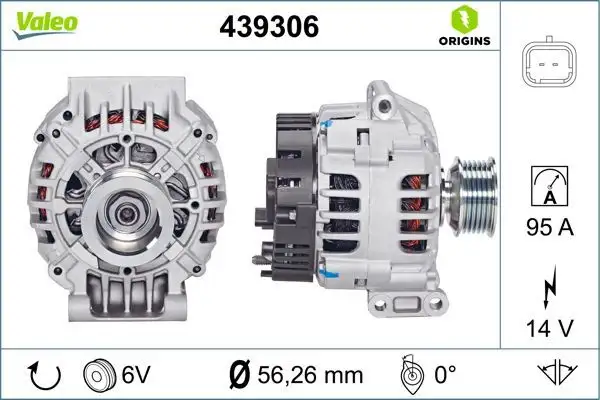 VALEO 439306 Şarj Dinamosu