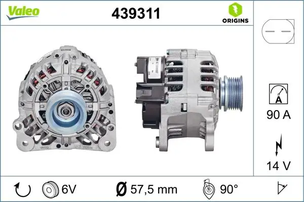 VALEO 439311 Şarj Dinamosu