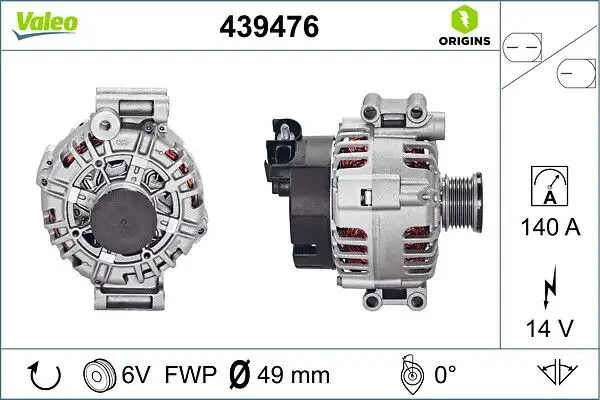 VALEO 439476 Şarj Dinamosu