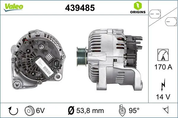 VALEO 439485 Şarj Dinamosu