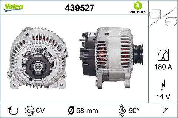 VALEO 439527 Şarj Dinamosu