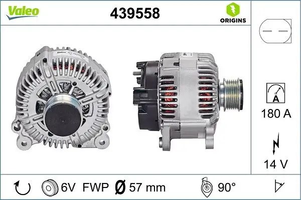 VALEO 439558 Şarj Dinamosu