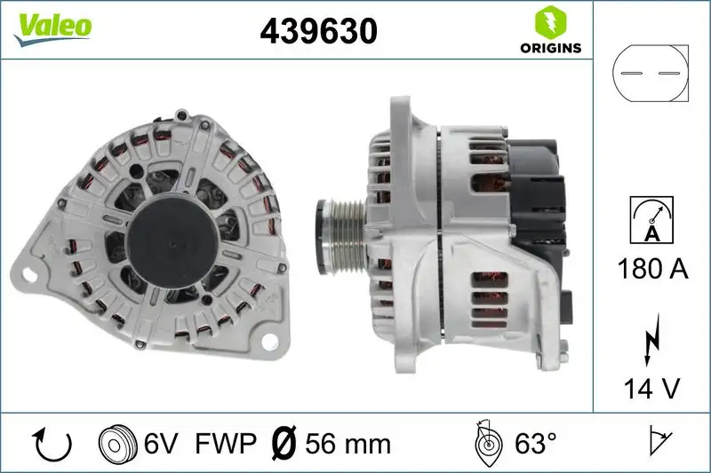VALEO 439630 Şarj Dinamosu