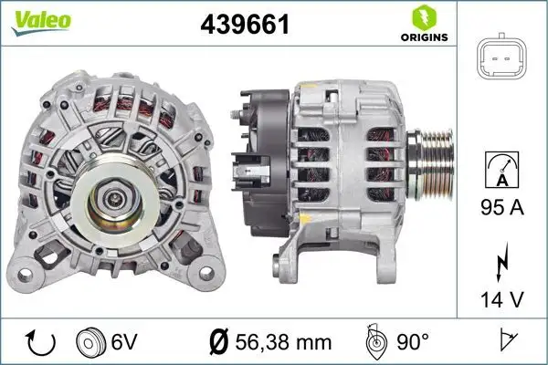 VALEO 439661 Şarj Dinamosu