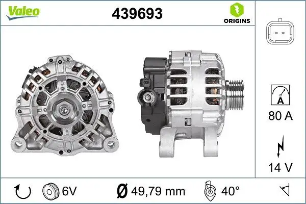 VALEO 439693 Şarj Dinamosu