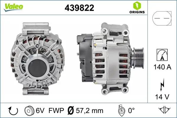 VALEO 439822 Şarj Dinamosu