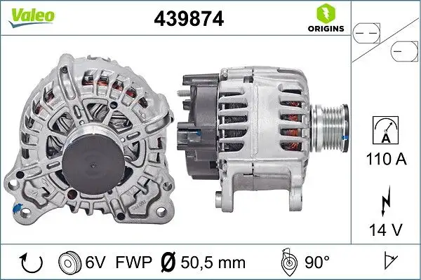 VALEO 439874 Şarj Dinamosu