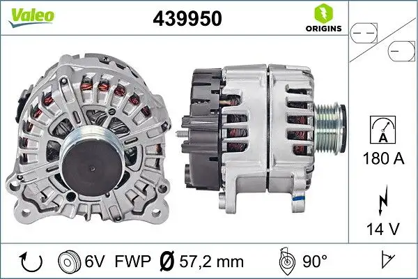 VALEO 439950 Şarj Dinamosu