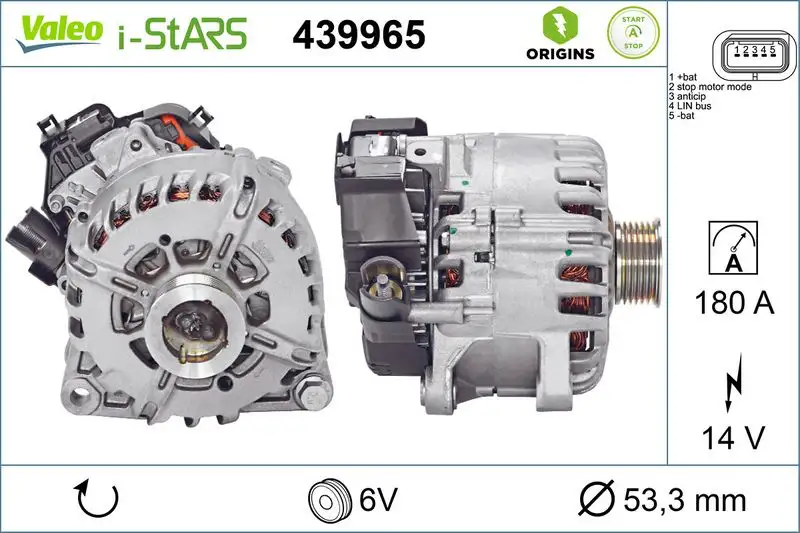 VALEO 439965 Şarj Dinamosu