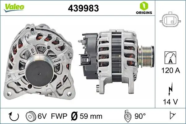 VALEO 439983 Şarj Dinamosu
