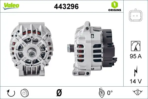 VALEO 443296 Şarj Dinamosu